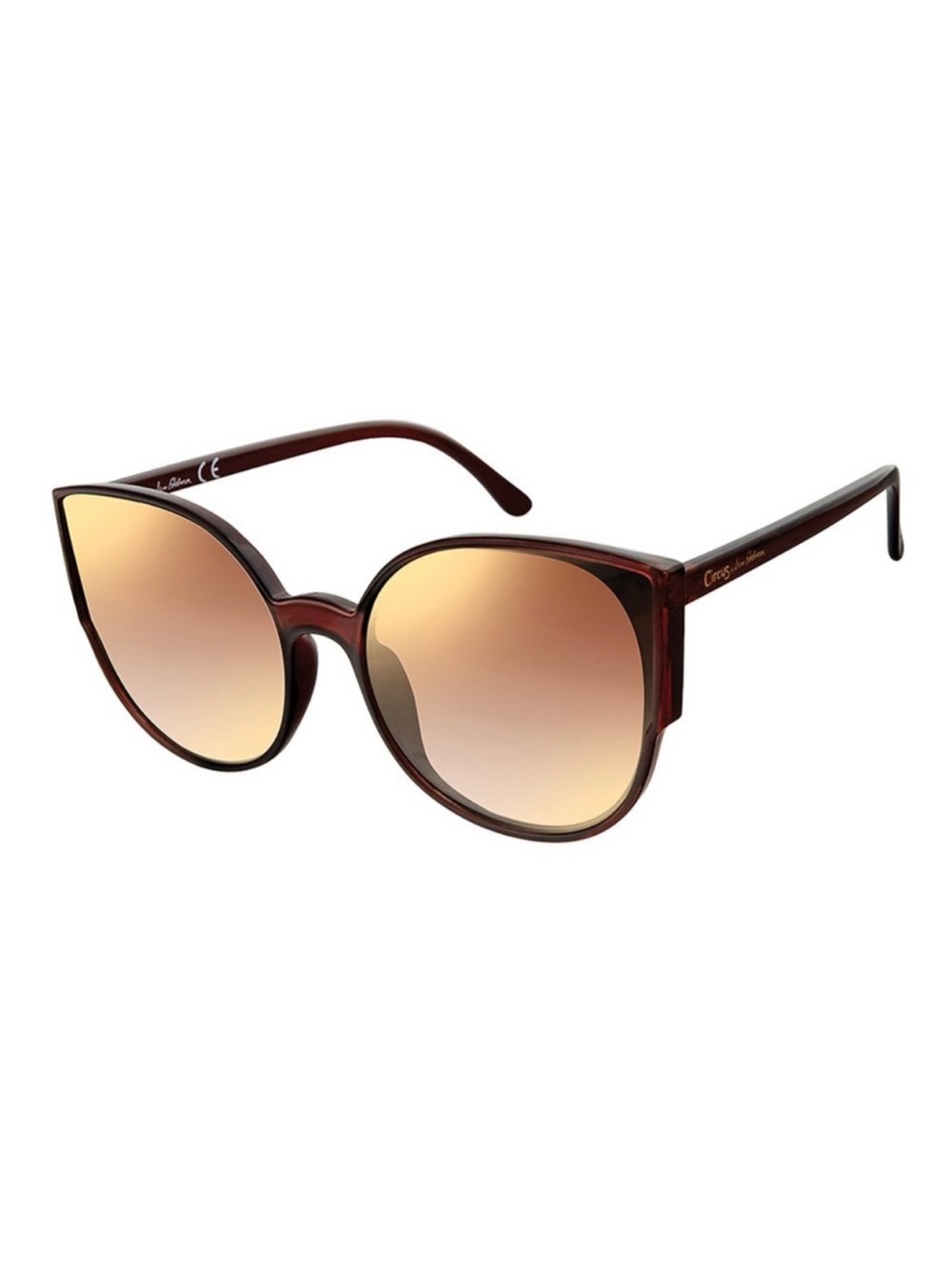 Circus NY Brown Oversized Cat-Eye UV Sunglasses